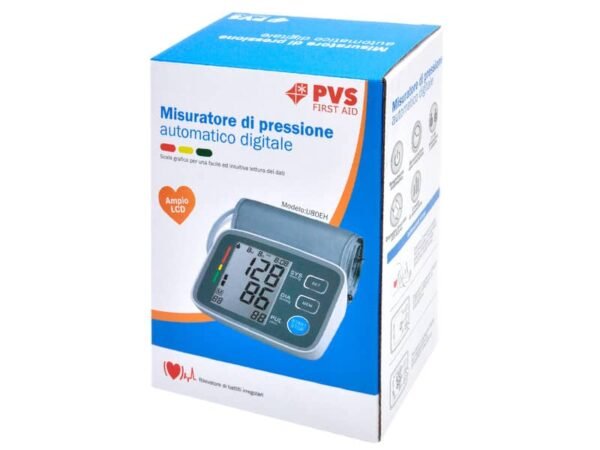 Sfigmomanometro digitale da braccio PVS U80EH - bianco/azzurro SFI230