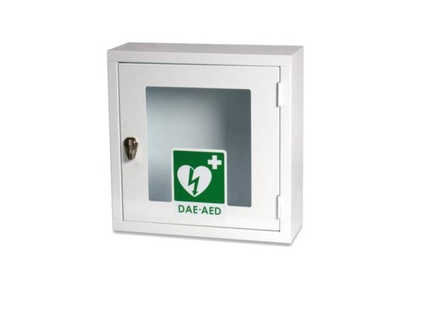 Teca per defibrillatore VISIO - bianco PVS senza allarme DEF040