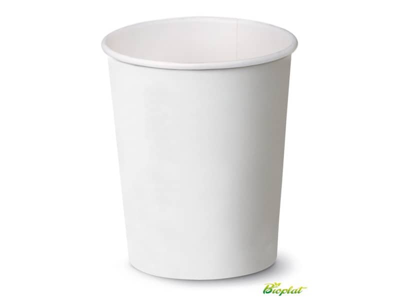 Bicchiere 9 oz (300 ml) in cartoncino Bio Scatolificio del Garda bianco – Conf. 50 pezzi – 311-00