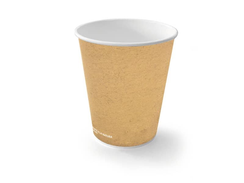 Bicchiere 9 oz (300 ml)  in cartoncino Bio Scatolificio del Garda Avana – Conf. 50 pezzi – 311-65
