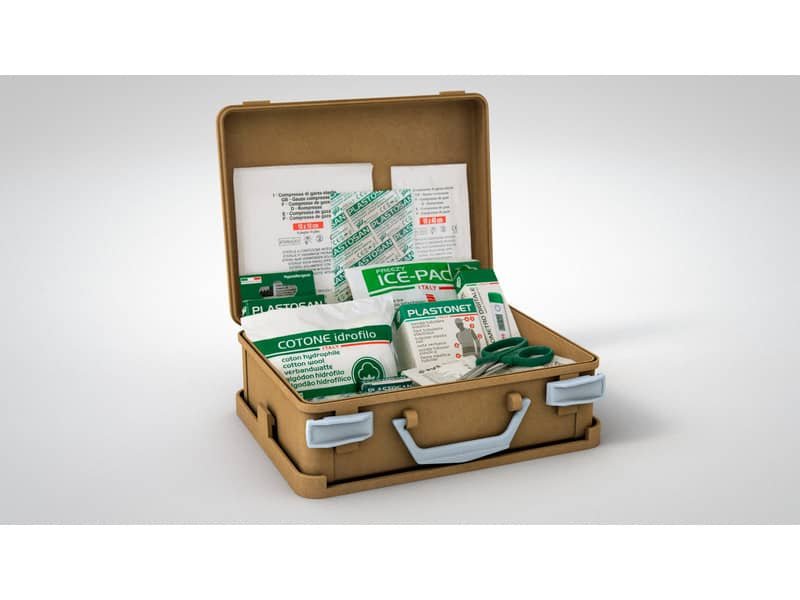 Valigetta di pronto soccorso – ecosostenibile – FUTURA PVS marrone CPS463