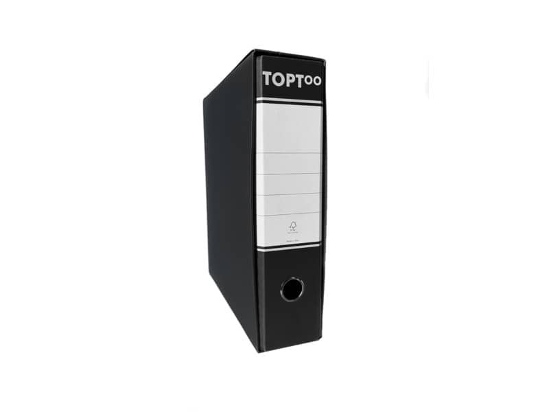 Registratore commerciale con custodia TOPToo dorso 8 cm – 23×30 cm – nero FMCRTU8NE