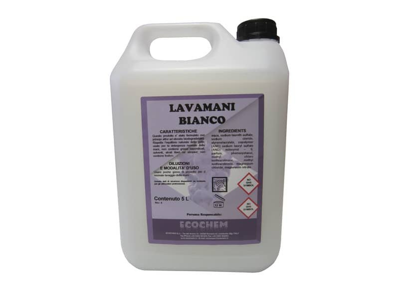 Detergente lavamani bianco Ecochem 5 lt  071011QL005A939