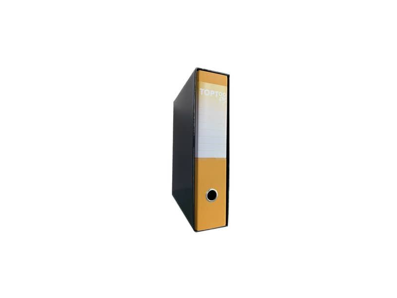 Registratore protocollo TOPToo Plus in PPL dorso 8 cm 28,5×34,3 cm giallo – RTXP8GI