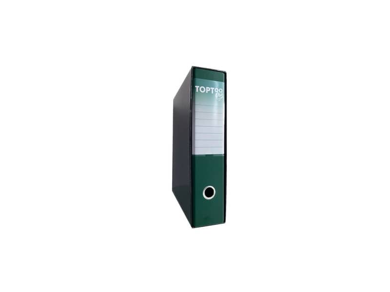 Registratore protocollo TOPToo Plus in PPL dorso 8 cm – 28,5×34,3 cm verde – RTXP8VE