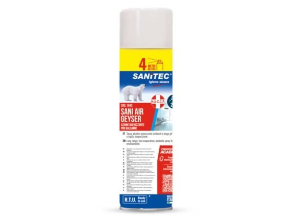 Spray Sanitec Sani Air Geyser Pro Balsamic alcolico per ambienti - 500 ml - 1843