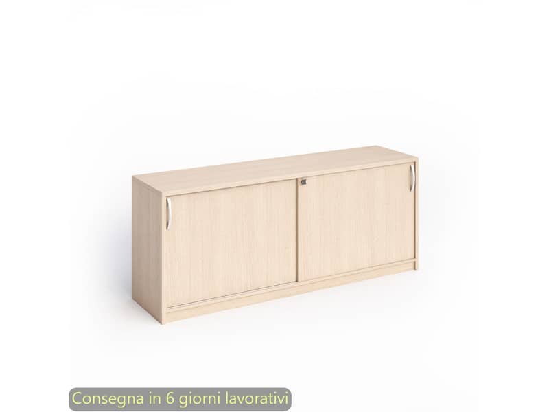 Armadio basso rovere con ante scorrevoli Artexport Bridge/Flex 185x46x73 cm rovere – CR/C