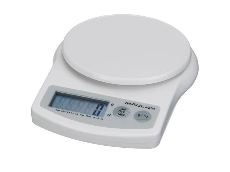 Bilancia pesalettere Maul MAULalpha 5000 g – bianco Z770021