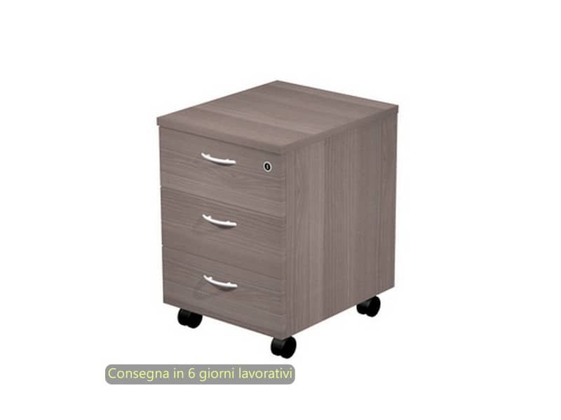 Cassettiera a tre cassetti smontata Artexport Presto 43x52x59,5 cm frassino toscano – 60021/F
