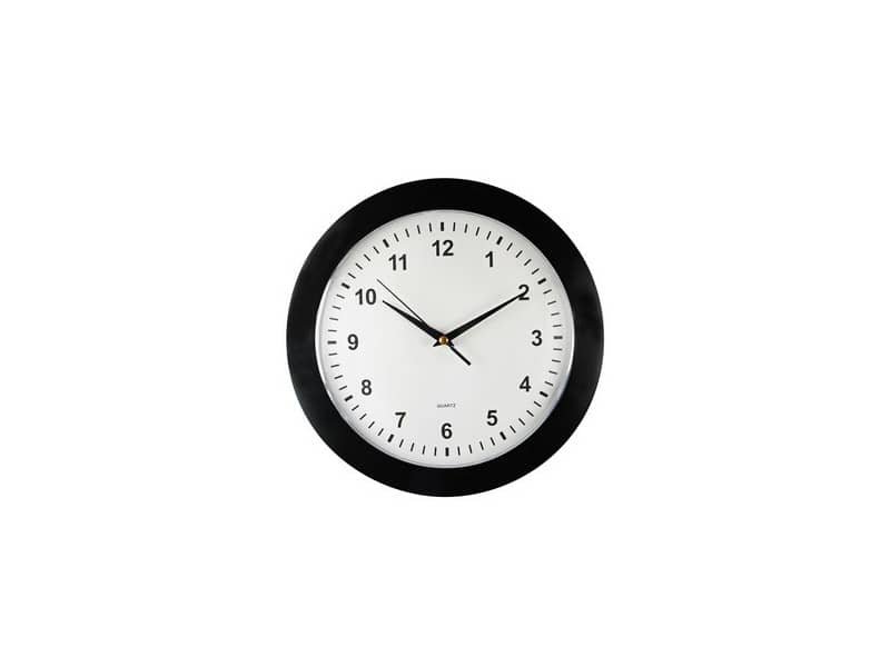 Orologio da parete Methodo Slim – diametro  31,5 cm – nero V150103