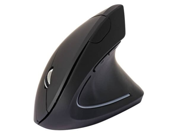 Mouse ergonomico verticale Q-Connect wireless 2.4G 123x65x82 mm nero KF10714