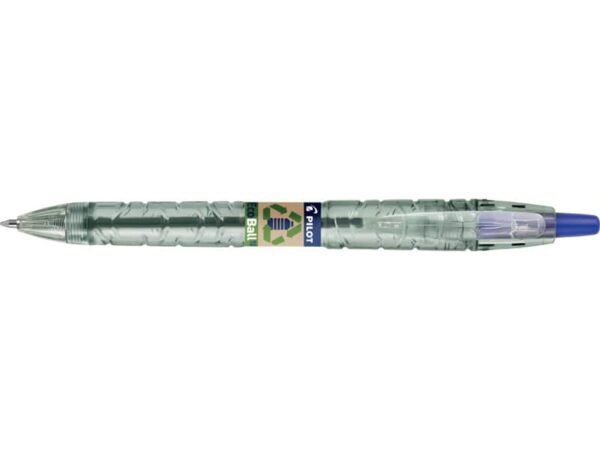 Penna a sfera a scatto Pilot ecoball B2P ricaricabile - punta 1 mm - inchiostro a base d'olio - blu - 040177