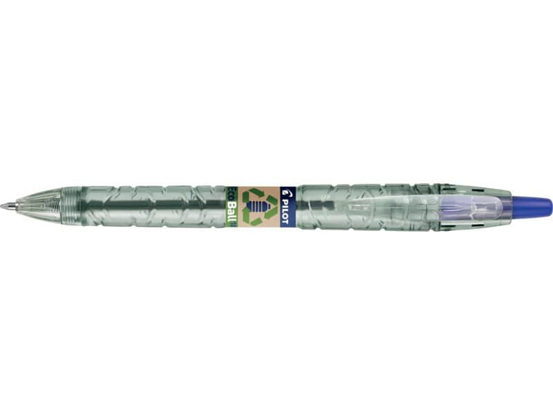 Penna a sfera a scatto Pilot ecoball B2P ricaricabile – punta 1 mm – inchiostro a base d’olio – blu – 040177