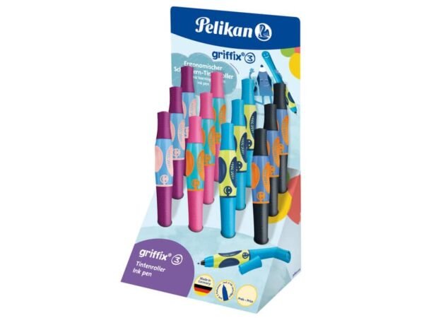 Penna sferografica Griffix Pelikan destrimani colore fusto blu 605366