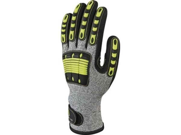 Guanto in maglia polietilene ad alte prestazioni Delta Plus - palmo doppia spalmatura in nitrile Taglia 9 VV910JA09