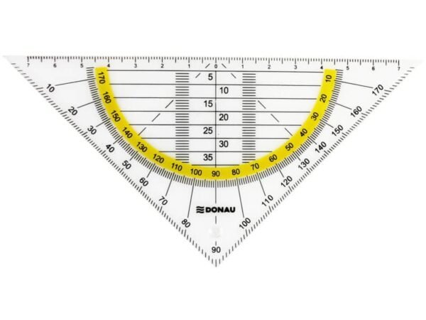 Squadra con goniometro Donau senza impugnatura 16 cm 4210001-00