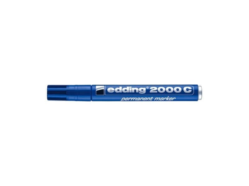 Marcatore permanente edding 2000 C punta conica 1,5-3 mm blu E-2000C 003