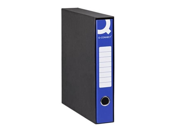 Registratore protocollo con custodia Q-Connect dorso 5 cm - 28,5x34,3 cm - blu RQ-CON-P5BL