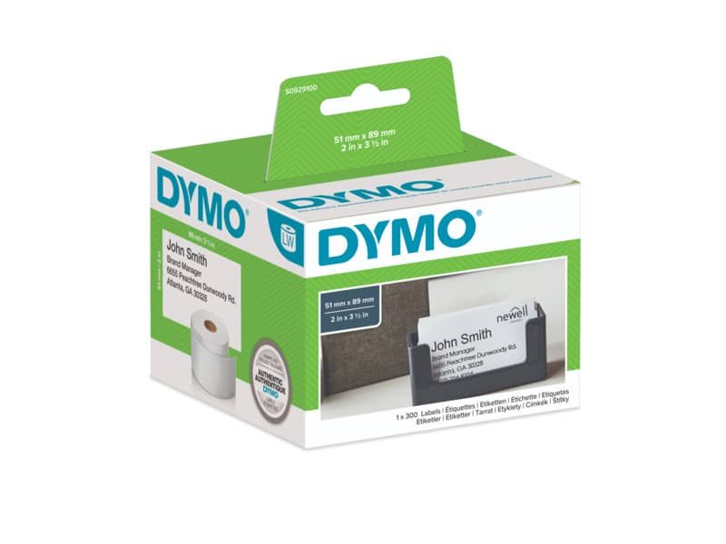 Rotolo 300 etichette per Dymo Labelwriter non adesive 85×51 mm Dymo bianco – S0929100
