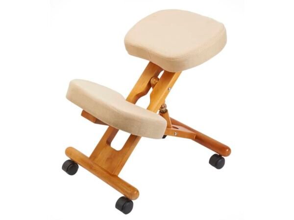 Sgabello ergonomico Serena Group Minneapolis in legno massello ecr— - regolabile - F2902