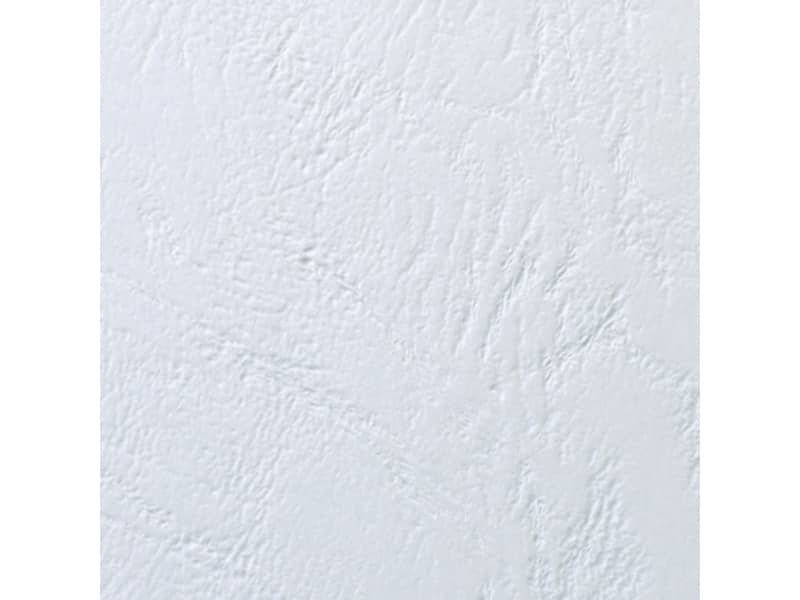Copertine per rilegatura GBC Leathergrain in cartoncino goffrato a4 bianco  conf da 100 copertine – CE040070