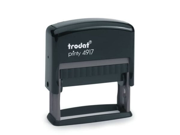 Printy 4917 - Timbro di testo PERSONALIZZATO fino a 3 righe dimensione max personalizzazione 50x10 mm - 68831