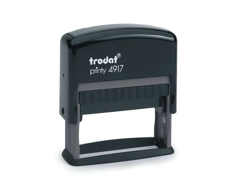 Printy 4917 – Timbro di testo PERSONALIZZATO fino a 3 righe dimensione max personalizzazione 50×10 mm – 68831