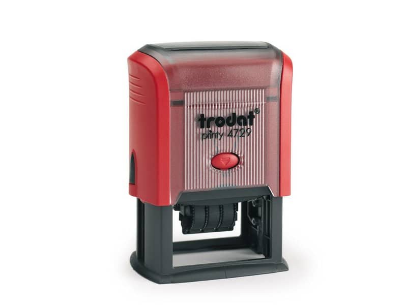 Printy 4729 – Datario con testo PERSONALIZZATO fino a 3+3 righe dimens. max personalizzazione 50×30 mm – 181809