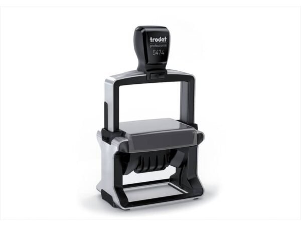 Professional 5474 - Datario con testo PERSONALIZZATO dimensione max pers.ne 60x40 mm - fino a 4+4 righe - 181820
