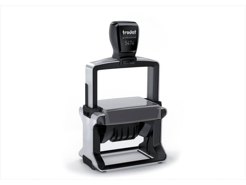 Professional 5474 – Datario con testo PERSONALIZZATO dimensione max pers.ne 60×40 mm – fino a 4+4 righe – 181820