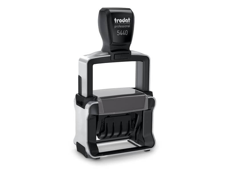 Professional 5440 – Datario con testo PERSONALIZZATO dimensione max pers.ne 49×28 mm – fino a 2+2 righe – 181798