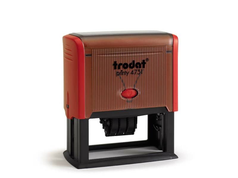 Printy 4731 – Datario con testo PERSONALIZZATO fino a 3+3 righe dimens. max personalizzazione 70×30 mm – 181810