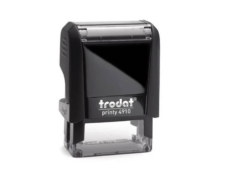 Printy 4910 – Timbro di testo PERSONALIZZATO fino a 3 righe dimensione max personalizzazione 26×9 mm – 11661