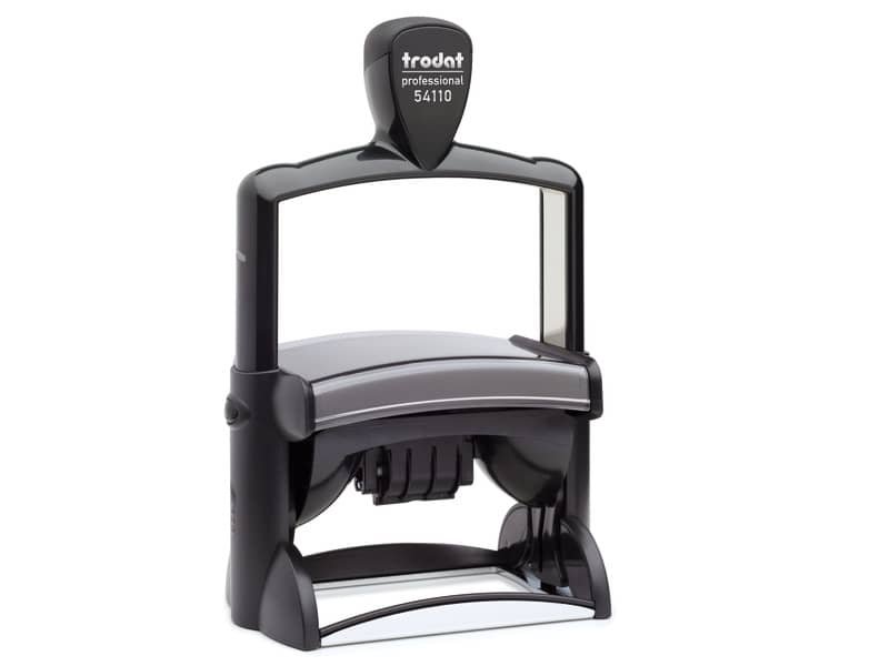 Professional 54110 – Datario con testo PERSONALIZZATO dimensione max per.ne 85×44 mm – fino a 6+6 righe – 181822
