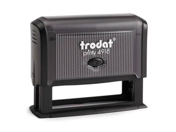 Printy 4918 - Timbro di testo PERSONALIZZATO fino a 3 righe dimensione max personalizzazione 75x15 mm - 20718