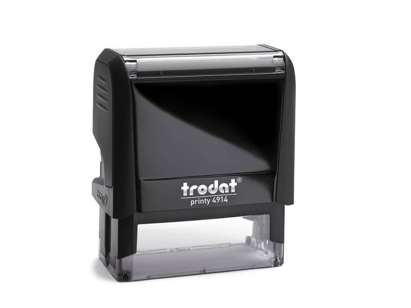 Printy 4914 – Timbro di testo PERSONALIZZATO fino a 7 righe dimensione max personalizzazione 64×26 mm – 63366
