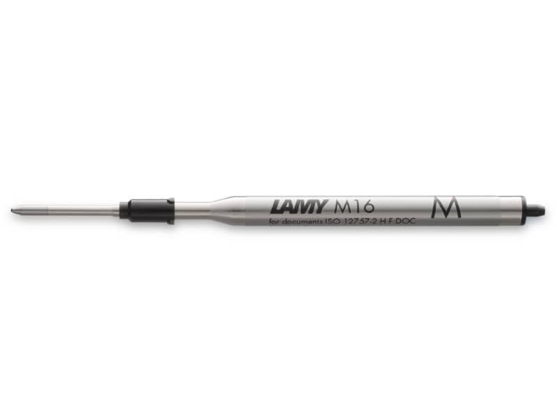 Refill M16 a punta fine per penne a sfera Lamy colore inchiostro nero conf. 10 pezzi – 1200150
