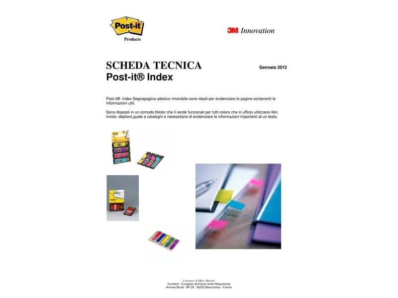 Segnapagina removibili Post-it© Index Medium con dispenser verde 50 segnapagina – 680-3