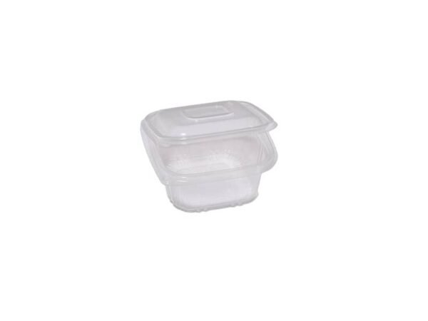 Contenitori in PP quadrati con coperchio incernierato Cuki Professional 120 mm x 120 mm x 55 mm - conf. 50 pz
