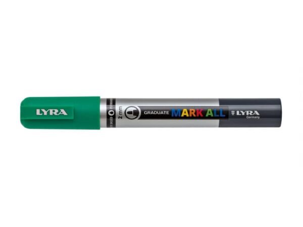 Marcatore a tempera Graduate Mark All punta tonda 2 mm Lyra verde smeraldo L6820063