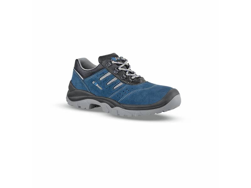 Scarpe antinfortunistiche  in pelle scamosciata Better S1P SRC blu-nere U-Power Nø 44 – BC20576-44
