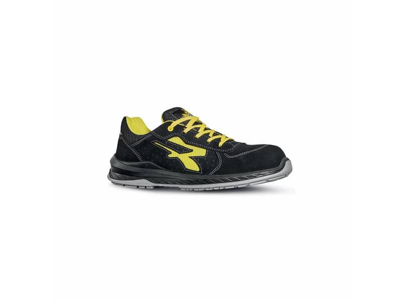 Scarpe antinfortunistiche in pelle scamosciata Vortix S1P SRC ESD giallo-nere U-Power Nø 39 – RI20666-39