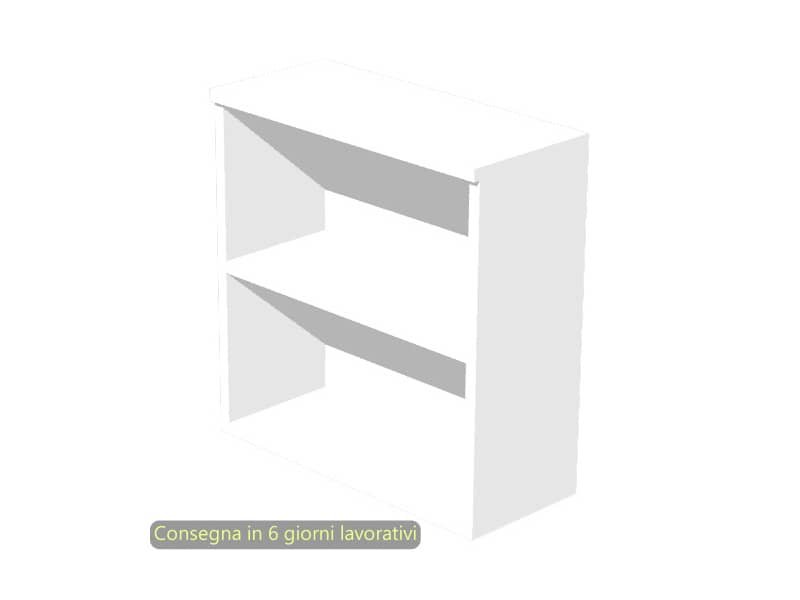 Armadio basso a giorno 2898 90x46xH.85 cm Artexport bianco AR/MB/33