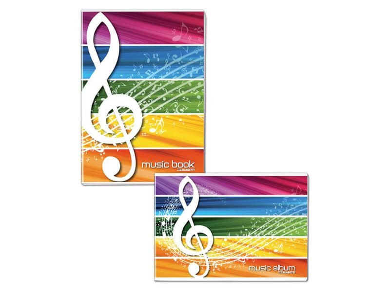 Album Maxi musica 16+1 ff – A4 – 80 gr/mq Blasetti 100 g 5707