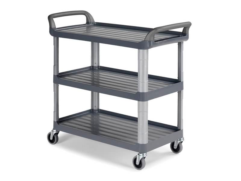 Carrello grigio in polipropilene Shelf 3800 – 111x50x102,5 cm TTS 3 ripiani 0F003800ET
