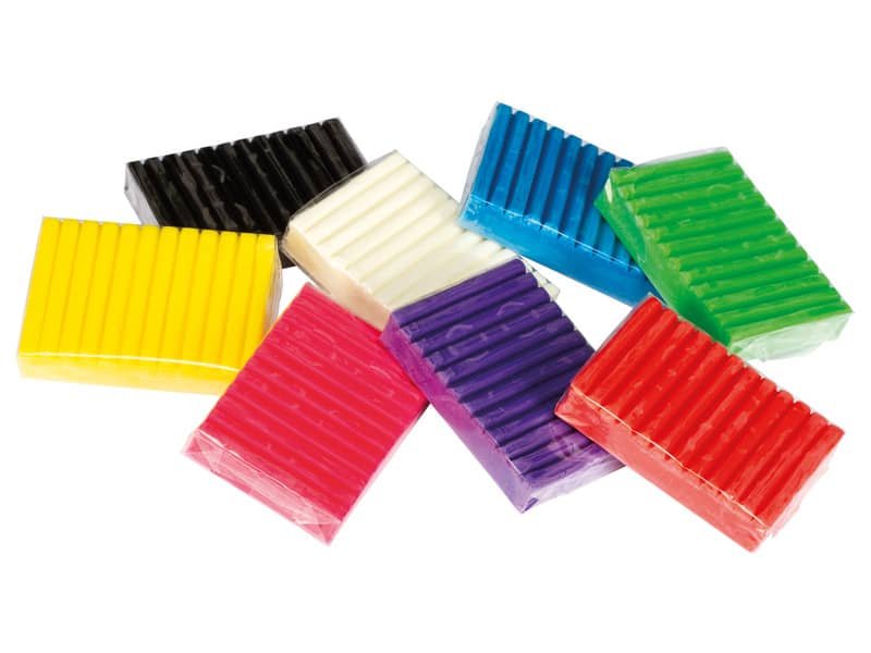 Astuccio da 8 panetti di plastilina vegetale 264 g Pongo colori assortiti classici – F603000