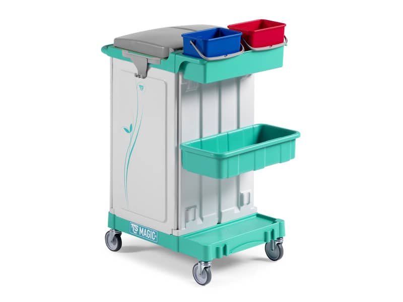 Carrello multiuso a 2 reparti Magic Line – 82x54x110 cm TTS 20 Professional ML020P0A0000