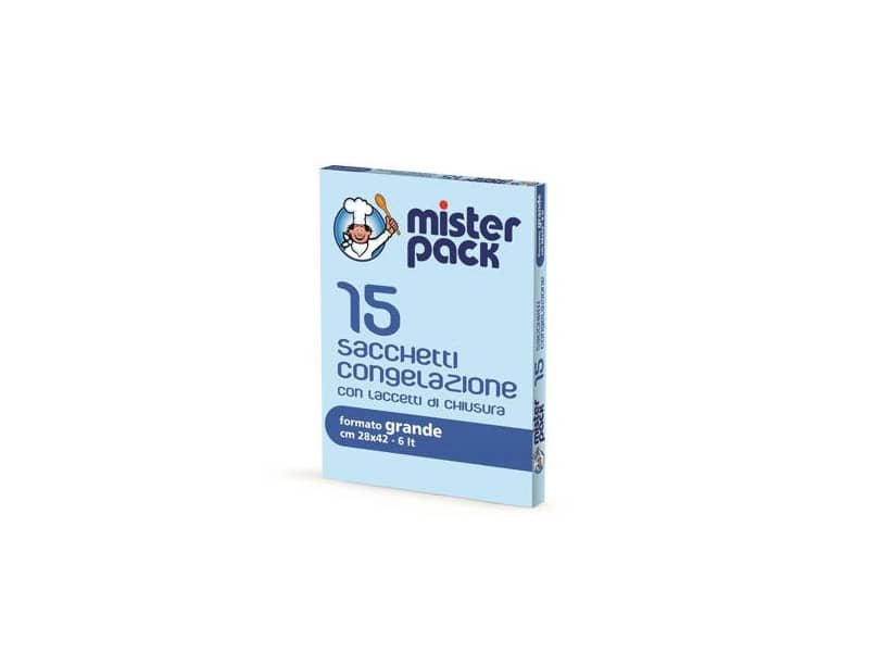 Sacchetti gelo Misterpack 6 L conf. 15 pz – 330962