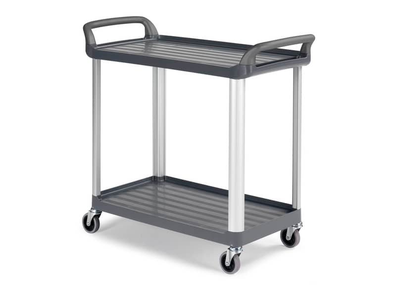 Carrello grigio in polipropilene Shelf 3730 – 111x50x105 cm TTS 2 ripiani 0F003730ET