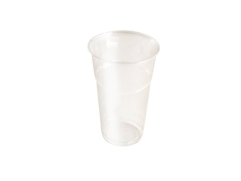Bicchiere trasparente in PLA bio – 8,8 g – 500 ml – › 85 mm – conf. 50 pz IlipBio 500ml/500cc – 61360